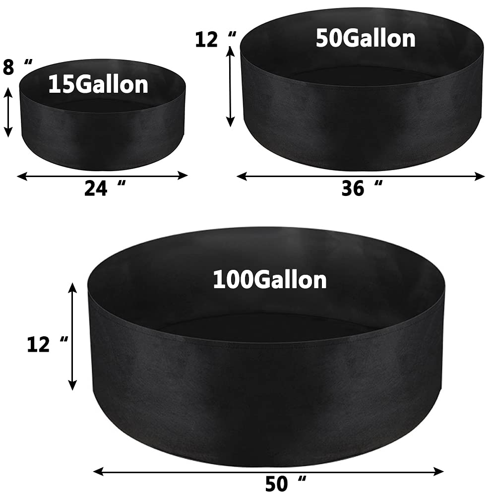 IWNTWY 15-gallon grow bag on terrace ready for compact outdoor planting.