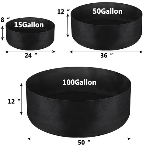 IWNTWY 15-gallon grow bag on terrace ready for compact outdoor planting.