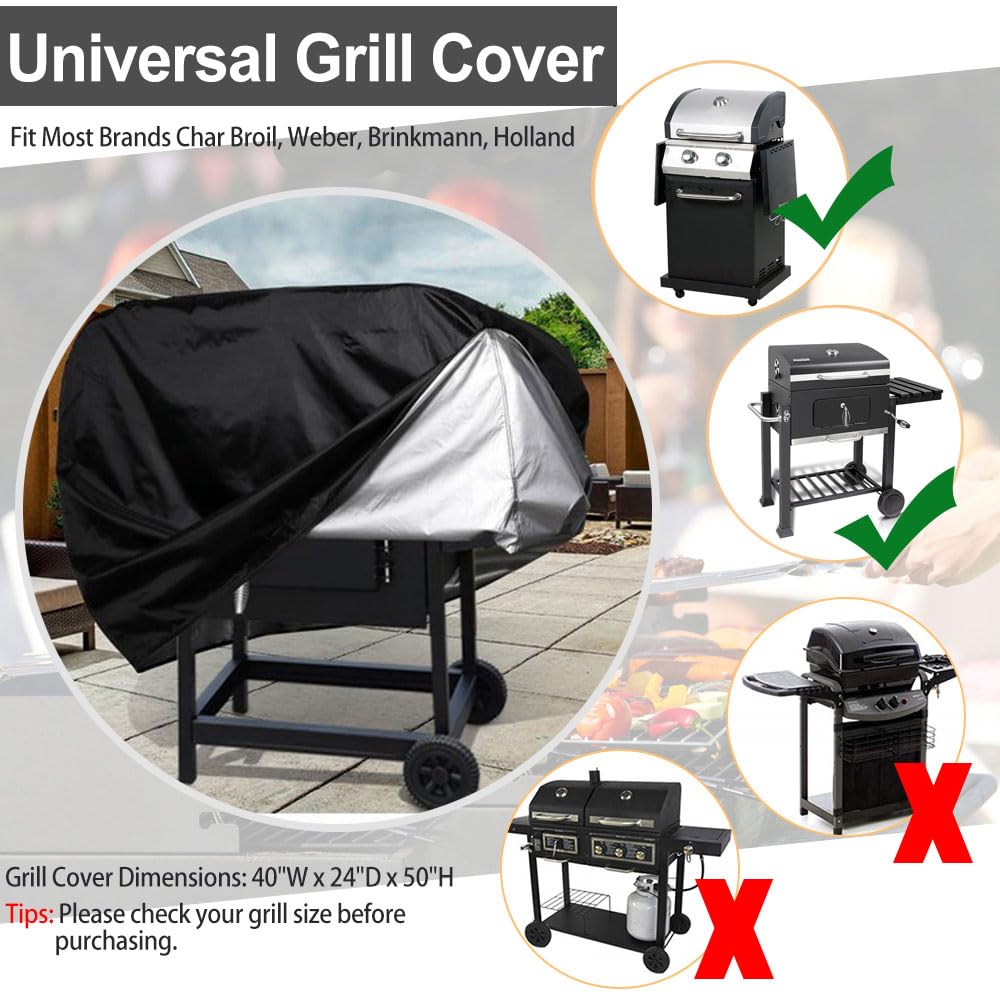 IWNTWY fits most grill brands for versatile outdoor protection.