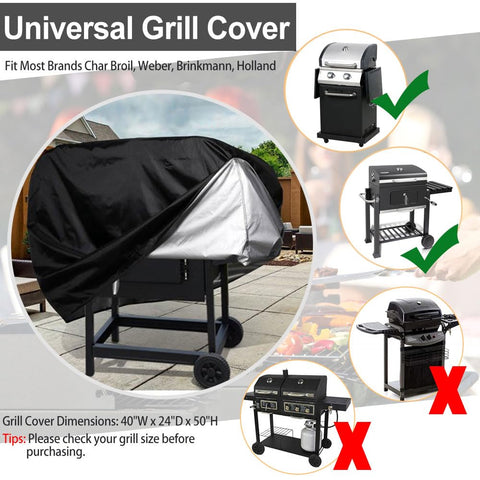 IWNTWY fits most grill brands for versatile outdoor protection.