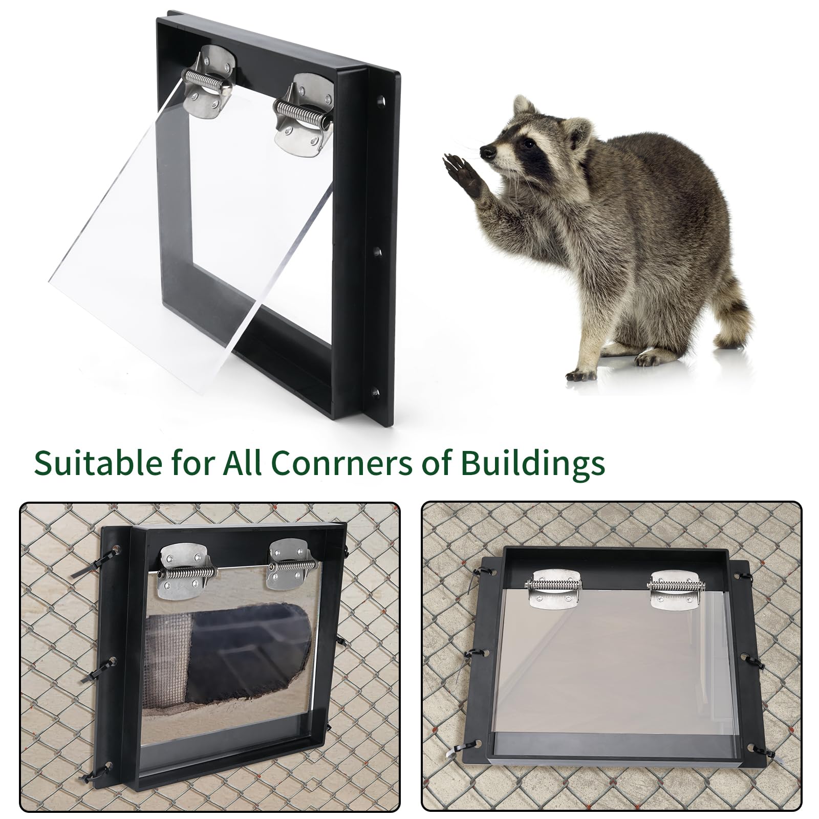 iwreaiy durable one-way door built to withstand outdoor conditions.