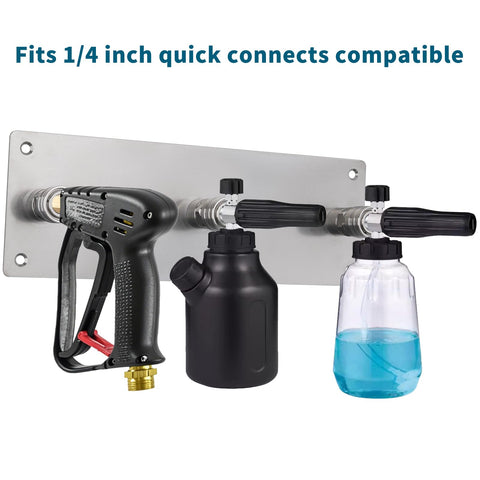 iwreaiy pressure washer bracket mounted for easy access