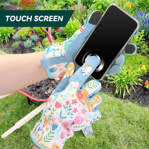 IYICLOTH soft inner lining garden gloves provide comfort during long tasks