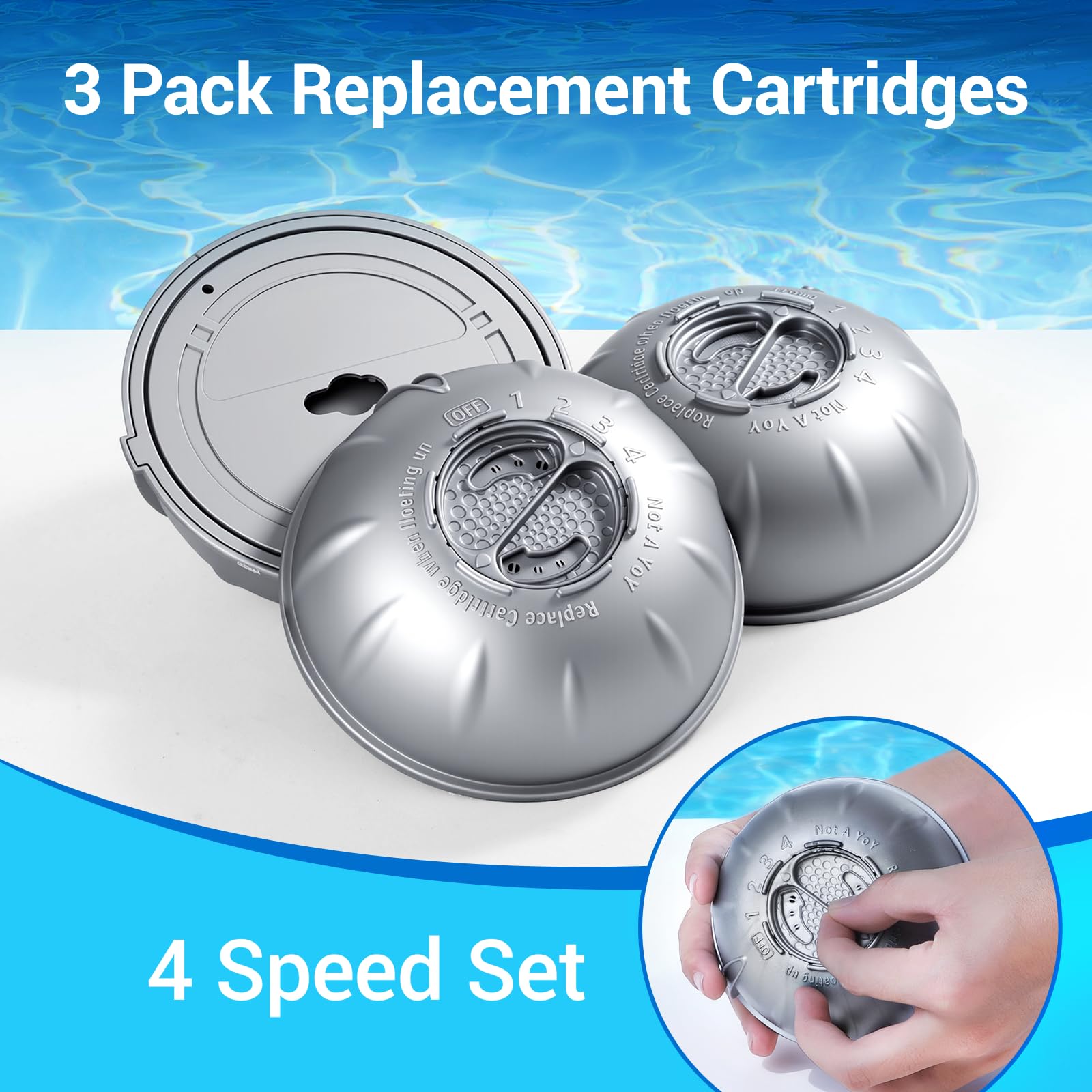 Izayoi hot tub replacement cartridge 3-pack for Frog Ease compatibility