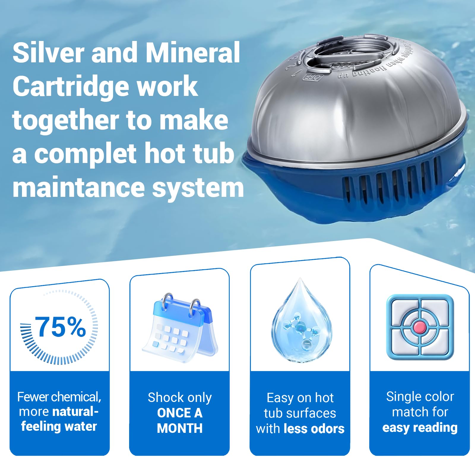 Izayoi hot tub cartridge packaging and compatibility label