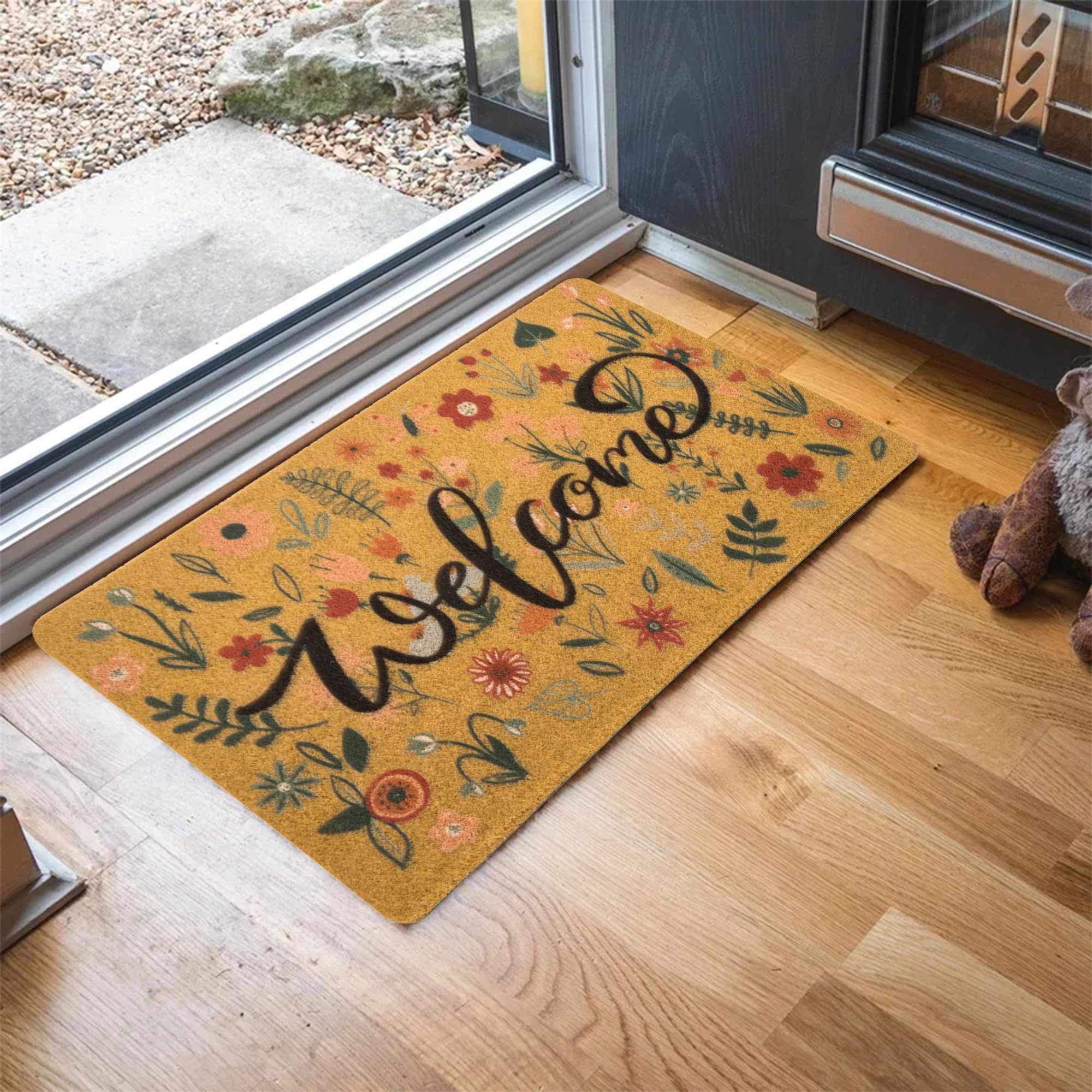 IZUS non-slip back keeps the mat in place on various floors.