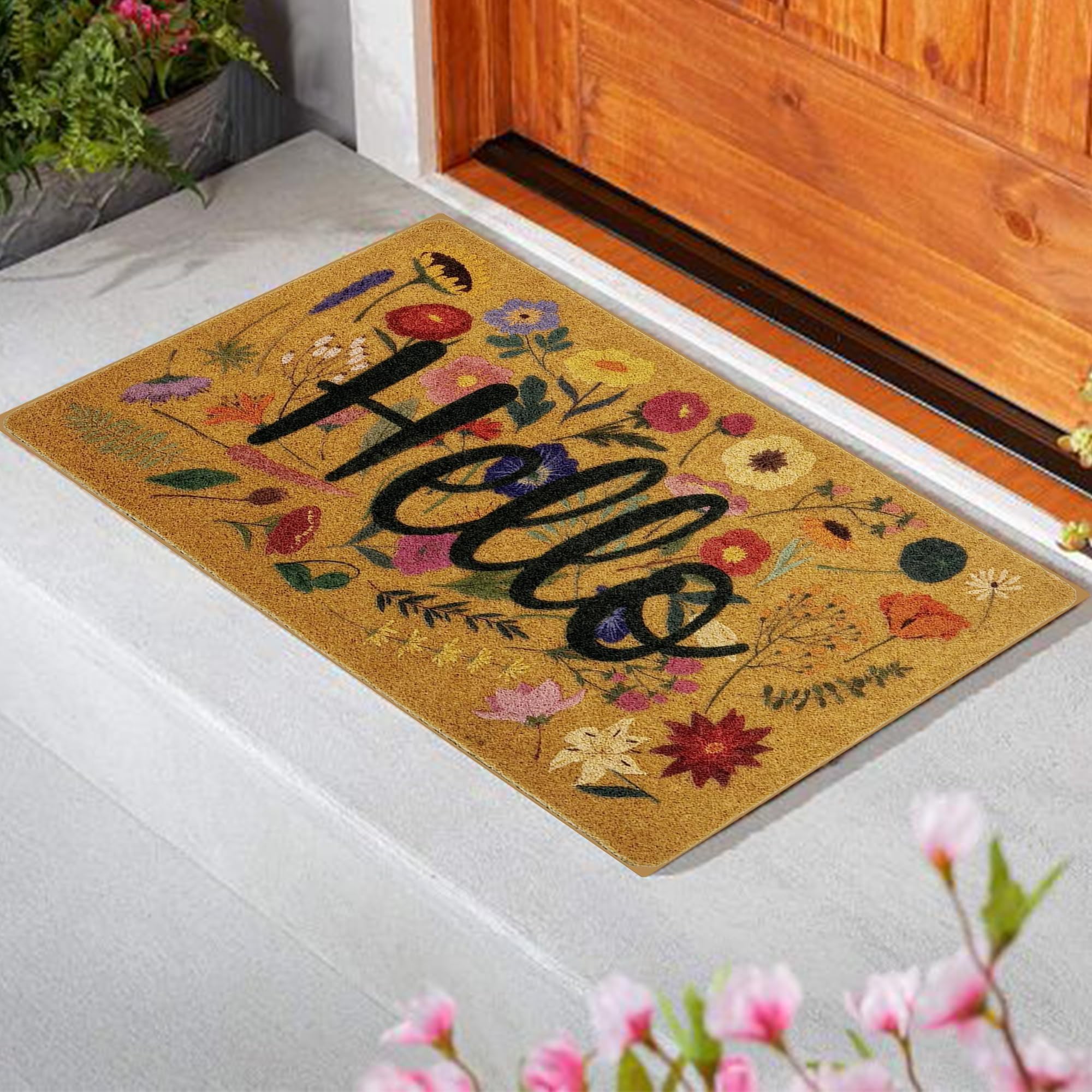 IZUS Non-Slip Backing Underside prevents sliding on various floors.