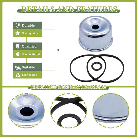 JA&MIU O gasket for 493640 ensures better fuel sealing in the float bowl