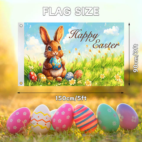 Jaailee outdoor banner made of polyester with vivid spring colors