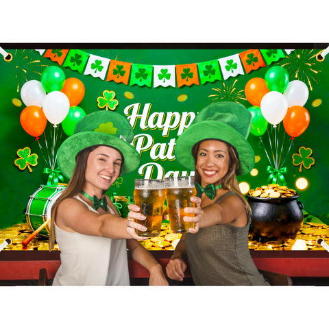 Jaailee St Patrick's Day banner with durable finish and easy hanging.