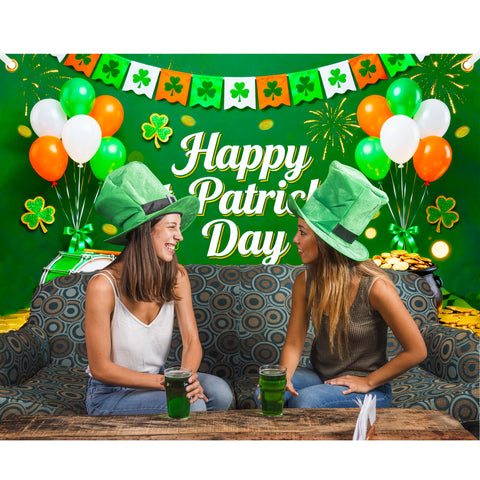 Jaailee St Patrick's Day prop close-up shows vivid print for photos.