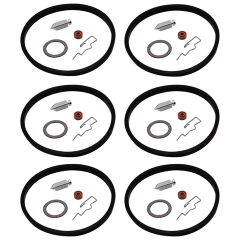 JA&MIU 631021B carburetor kit front view showing precise gaskets for a reliable fit.