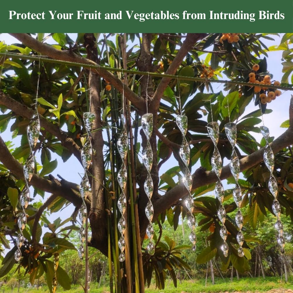 jabrand outdoor bird deterrent adds decorative shine while keeping birds away