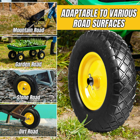 Jack Boss 0.6-inch bearing wheel for smooth rotation