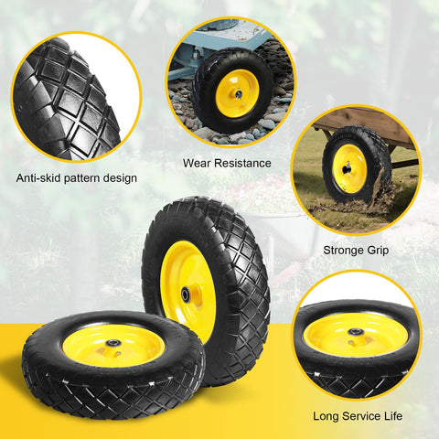 Jack Boss 3-inch offset hub dolly tire for aligned fit