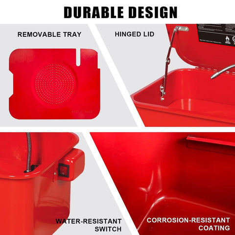 Jack Boss compact steel cabinet design saves bench space