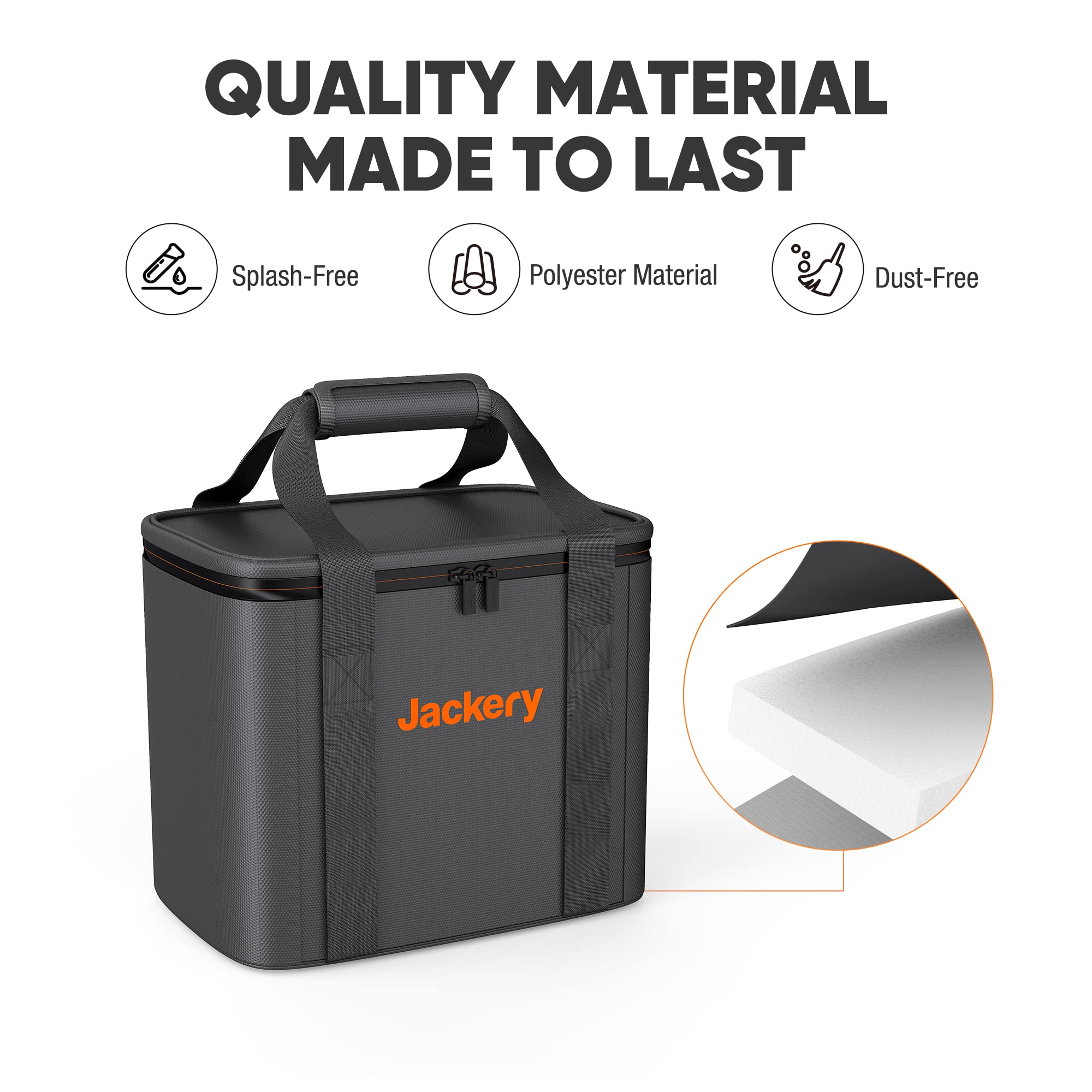 Jackery carrying case bag size S interior padding shields Explorer devices