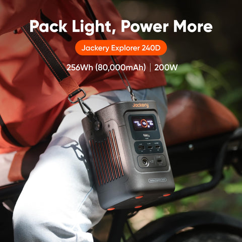 Jackery Explorer 240D all weather operation, works from cold to hot