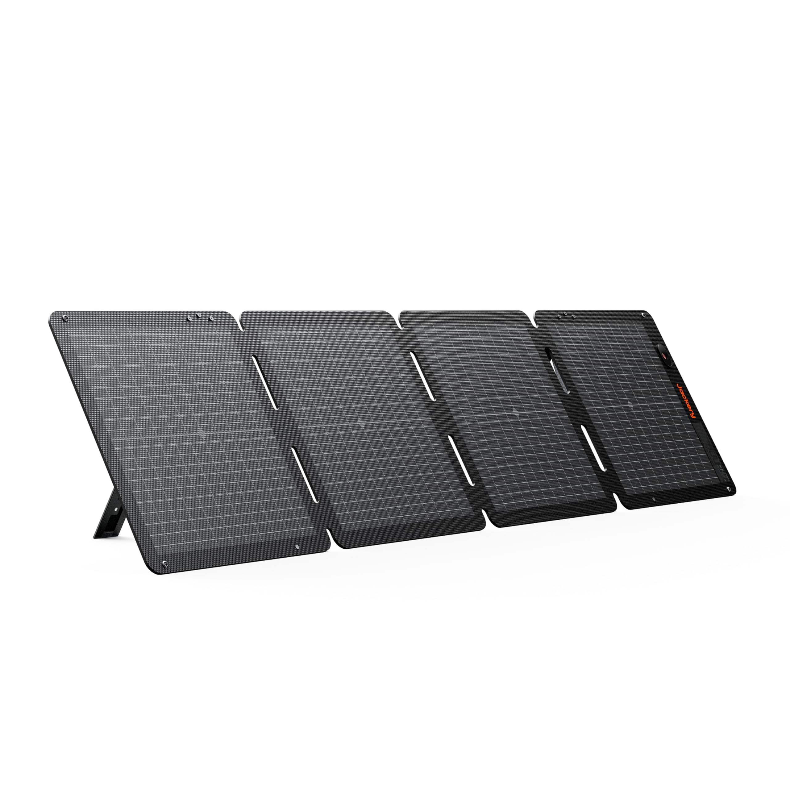 Jackery SolarSaga 100W Air folded-compact design enables easy transport.