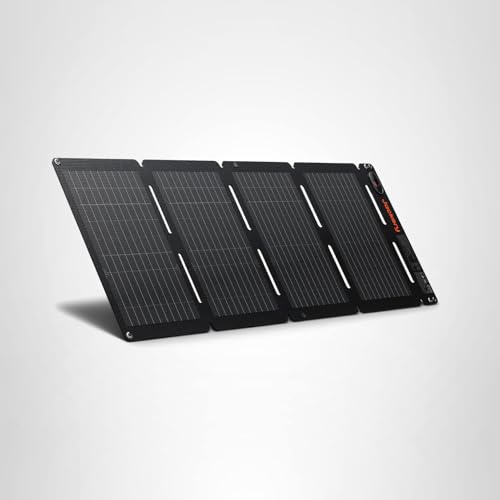 Jackery SolarSaga 40W Air portable solar kit for off-grid rooftop and RV charging.