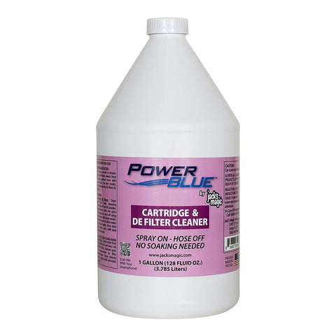Jack's Magic Power Blue spray action enables quick, no-scrub tile cleaning