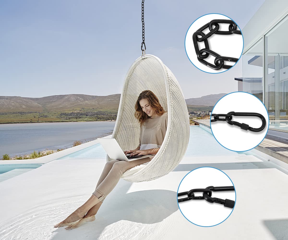 JACNITAD adjustable 50 cm chain with two carabiners offers flexible hanging heights