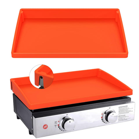 Jacooxi 22-inch griddle cover mat, top view, shields the griddle from dust and moisture.
