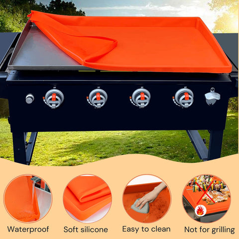 Jacooxi griddle protector is easy to clean and quick to wipe.