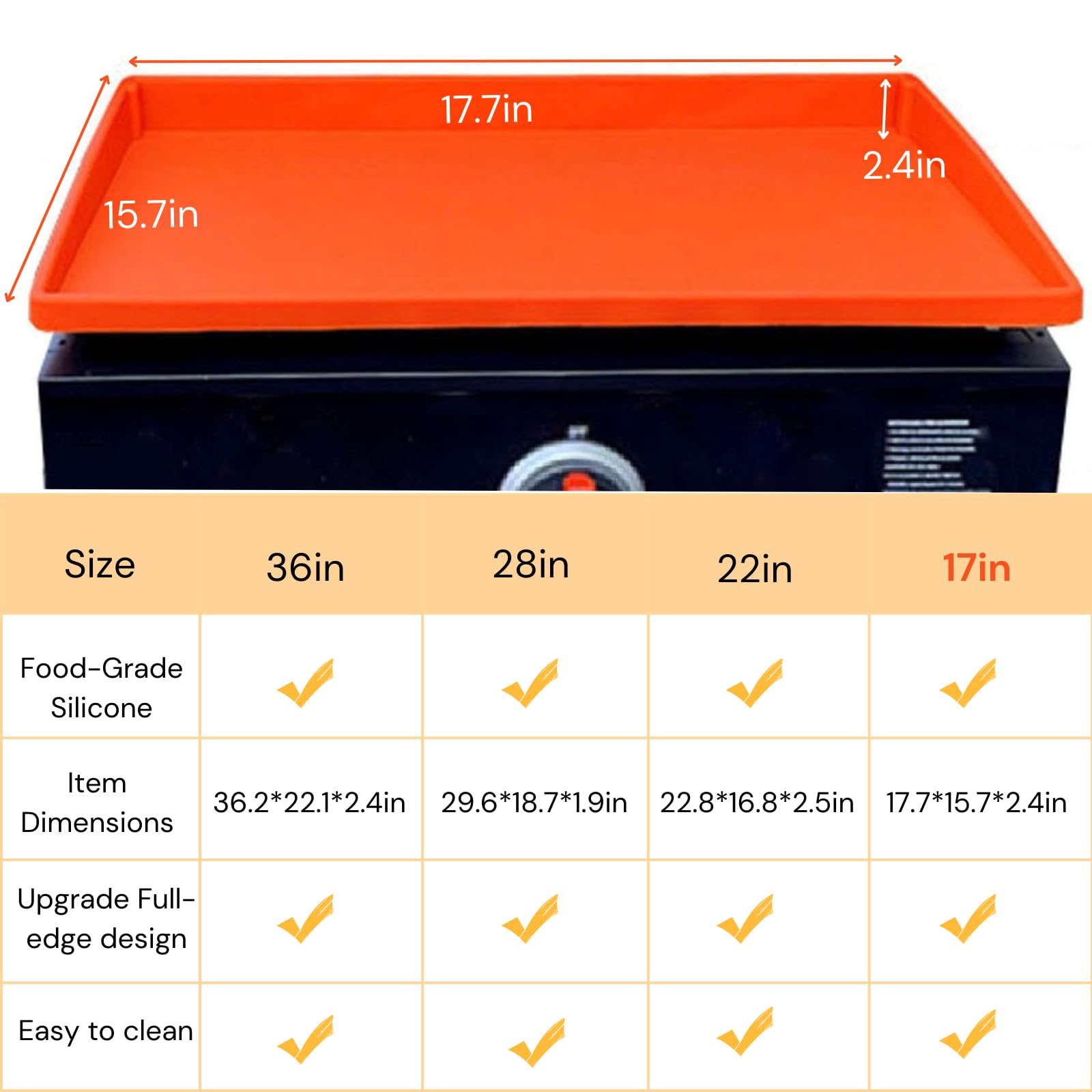 Jacooxi food-grade silicone construction stays heat resistant and reusable.