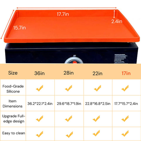 Jacooxi food-grade silicone construction stays heat resistant and reusable.