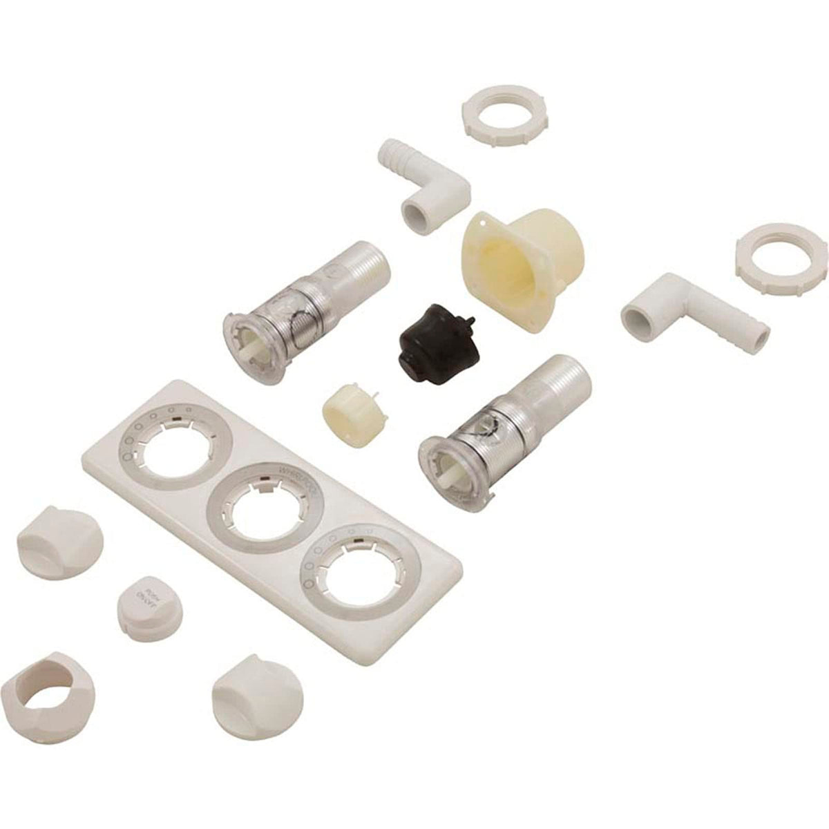 Jacuzzi 3-position control panel on/off white front view for precise spa adjustments.