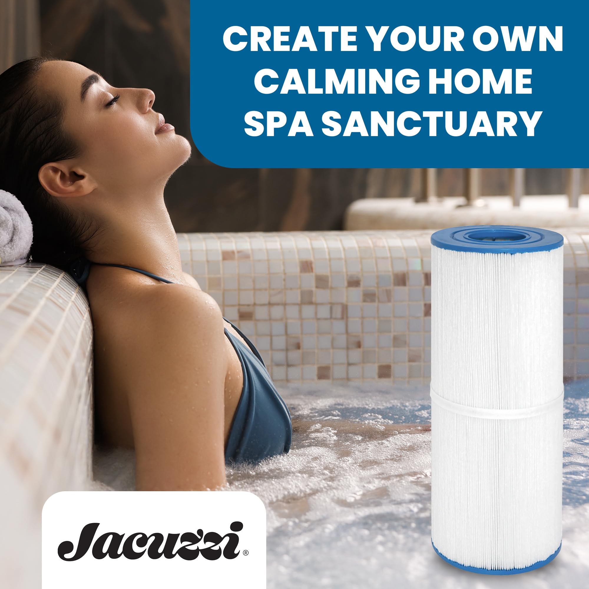 Jacuzzi 373045J replacement filter compatible with J-200 spas for simple maintenance