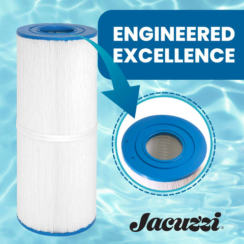 Jacuzzi ProClear drop-in installation shown as tool-free replacement