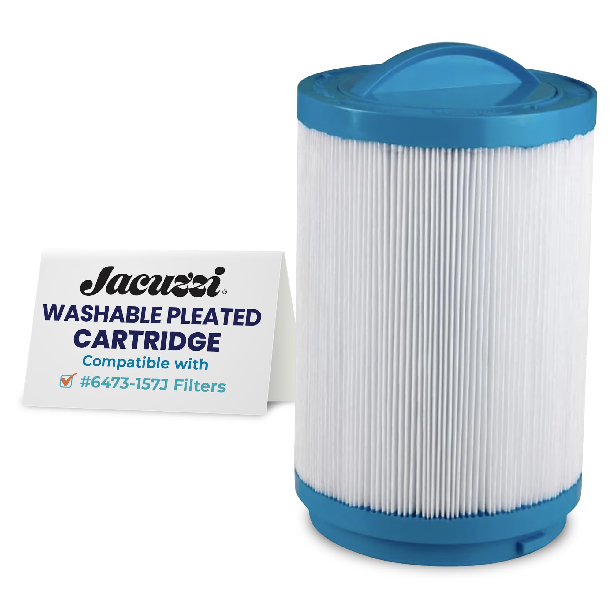 Jacuzzi Hot Tub Things filter cartridge 40 sq ft, dual-stage filtration for clear spa water.
