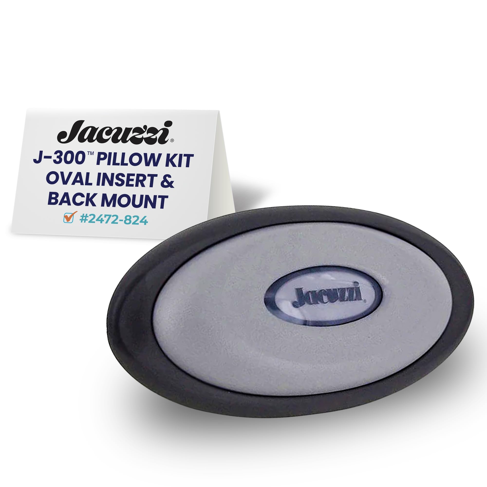 Jacuzzi J-300 oval pillow insert offering ergonomic neck support during long soaks.