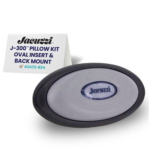 Jacuzzi J-300 oval pillow insert offering ergonomic neck support during long soaks.