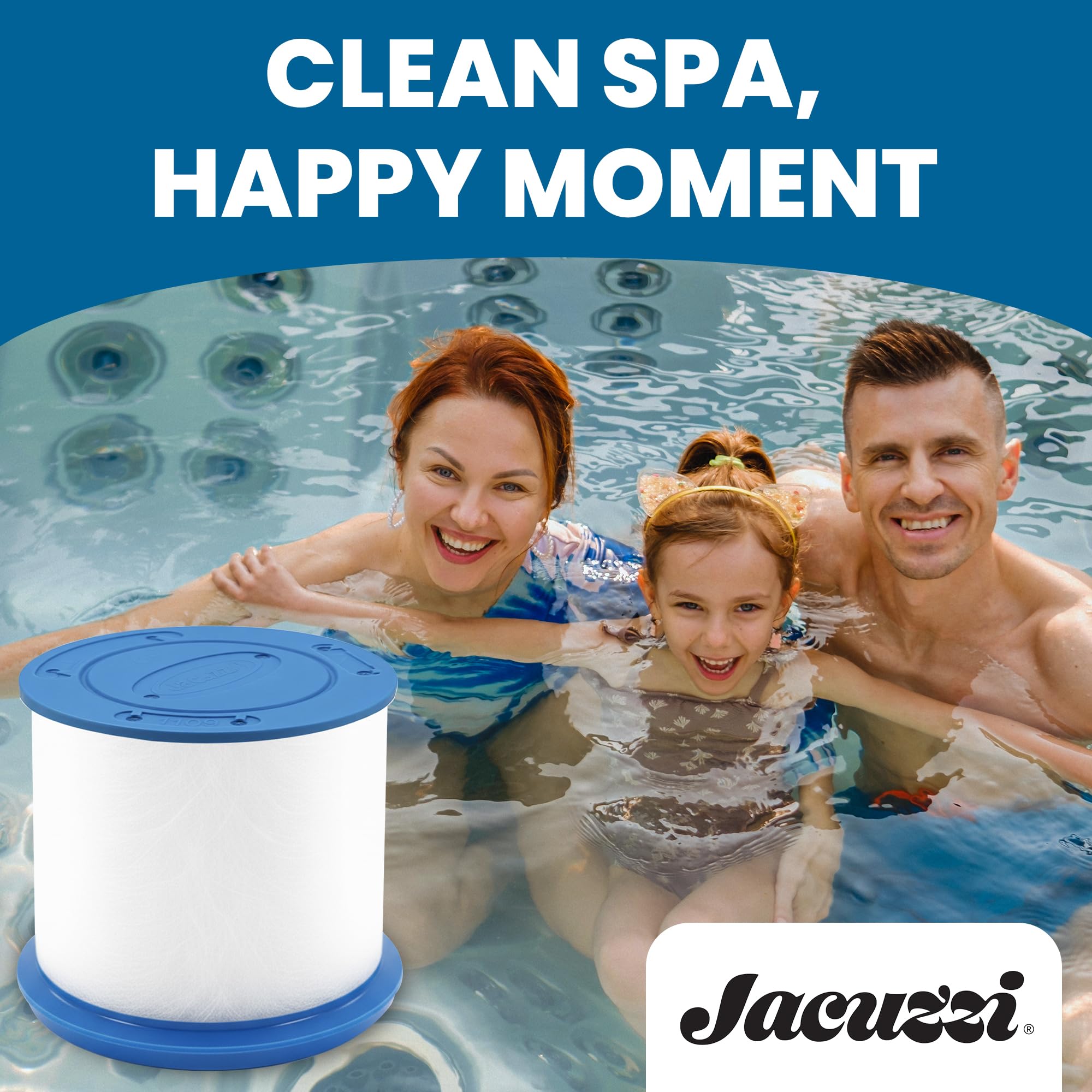 ProClarity design supports compatible performance with Jacuzzi systems and steady flow.