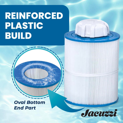Jacuzzi ProClassic cartridge maintains crystal-clear water for inviting soaks