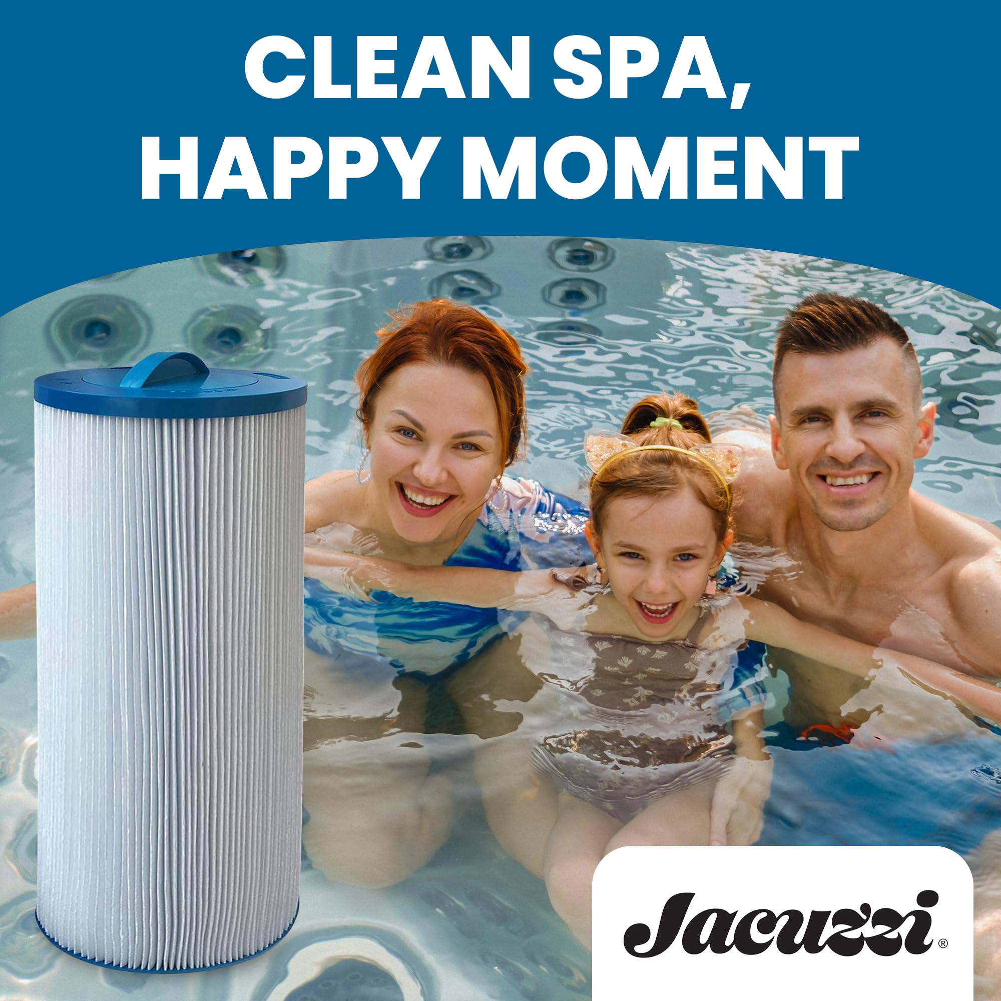 Jacuzzi ProClear 6000-383AJ water flow illustration highlighting steady filtration