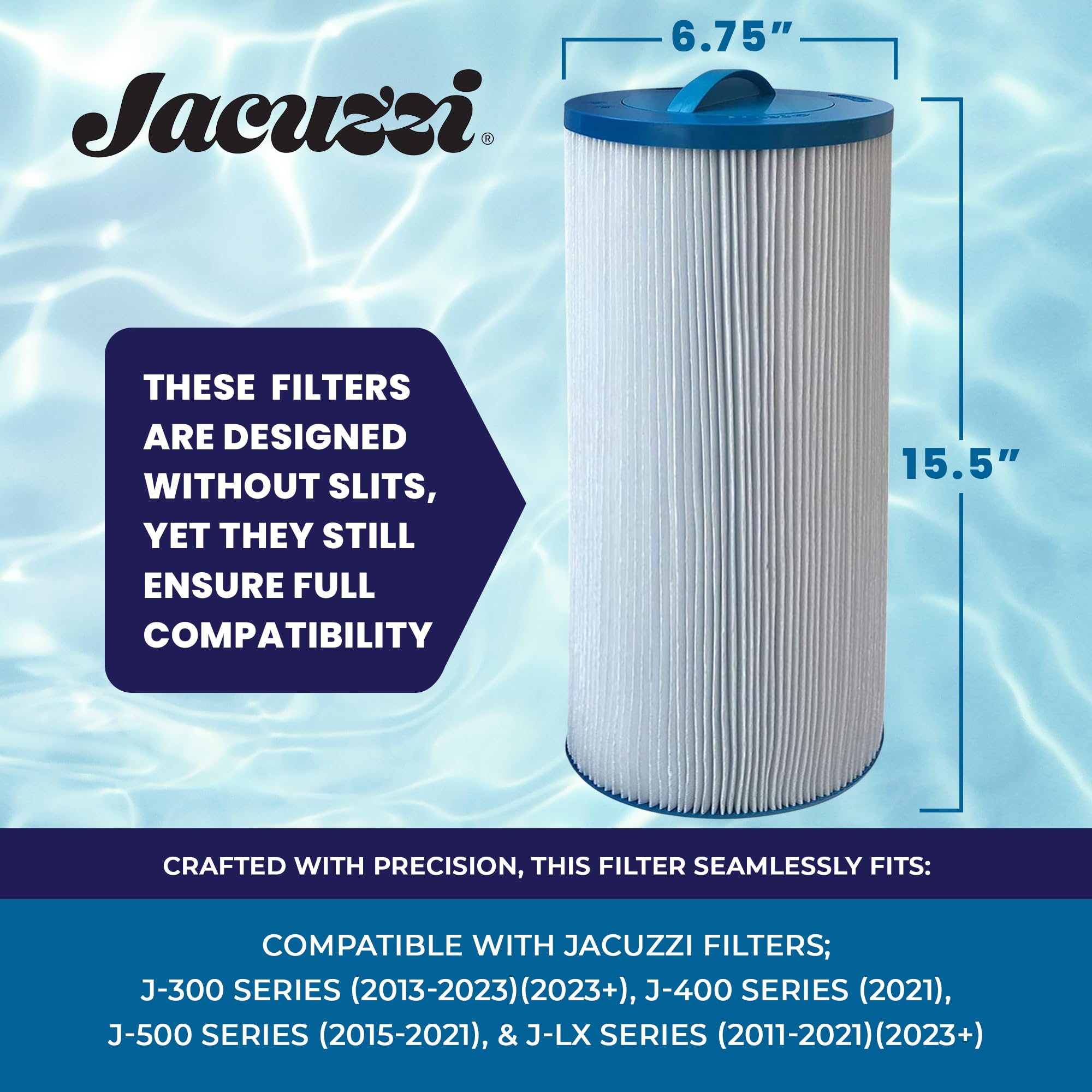 Jacuzzi ProClear 6000-383AJ media weave capturing debris for clear water