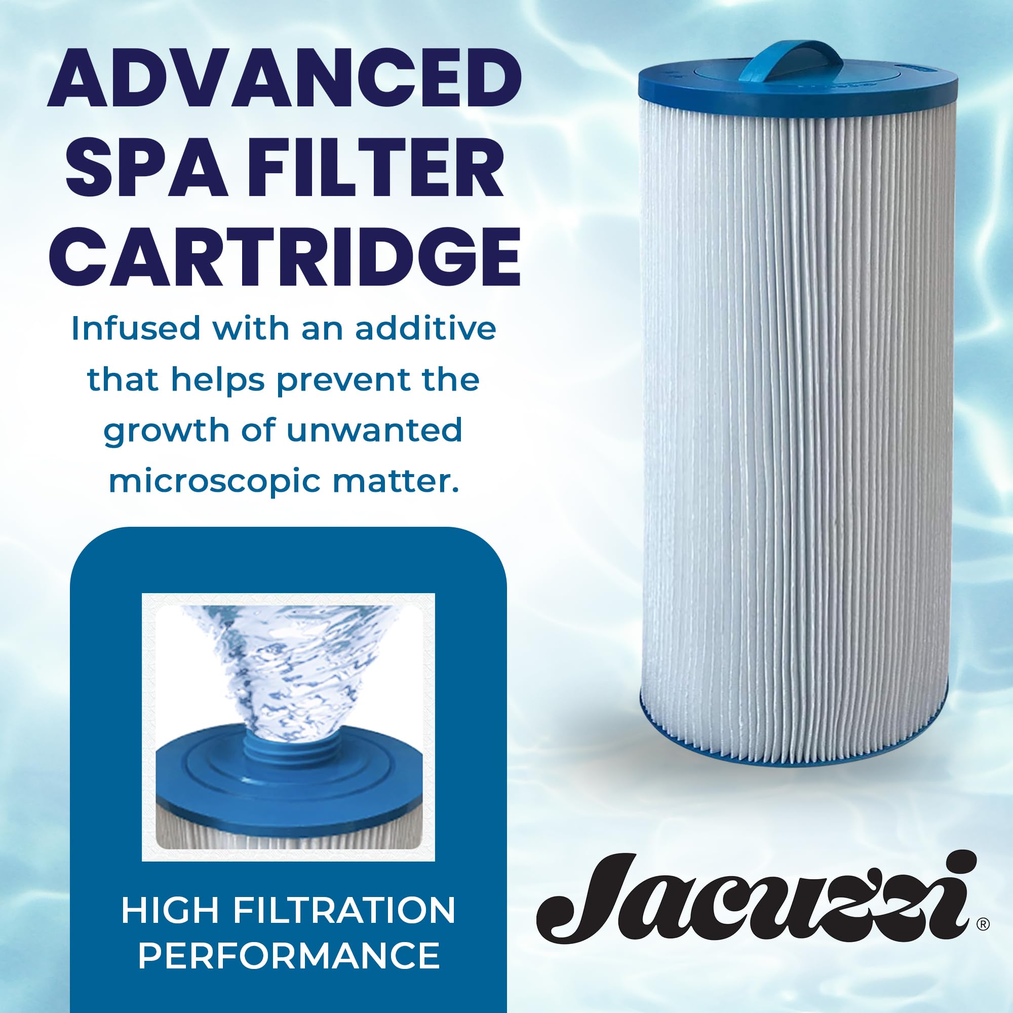 Jacuzzi ProClear 6000-383AJ twist-off cap enabling quick maintenance