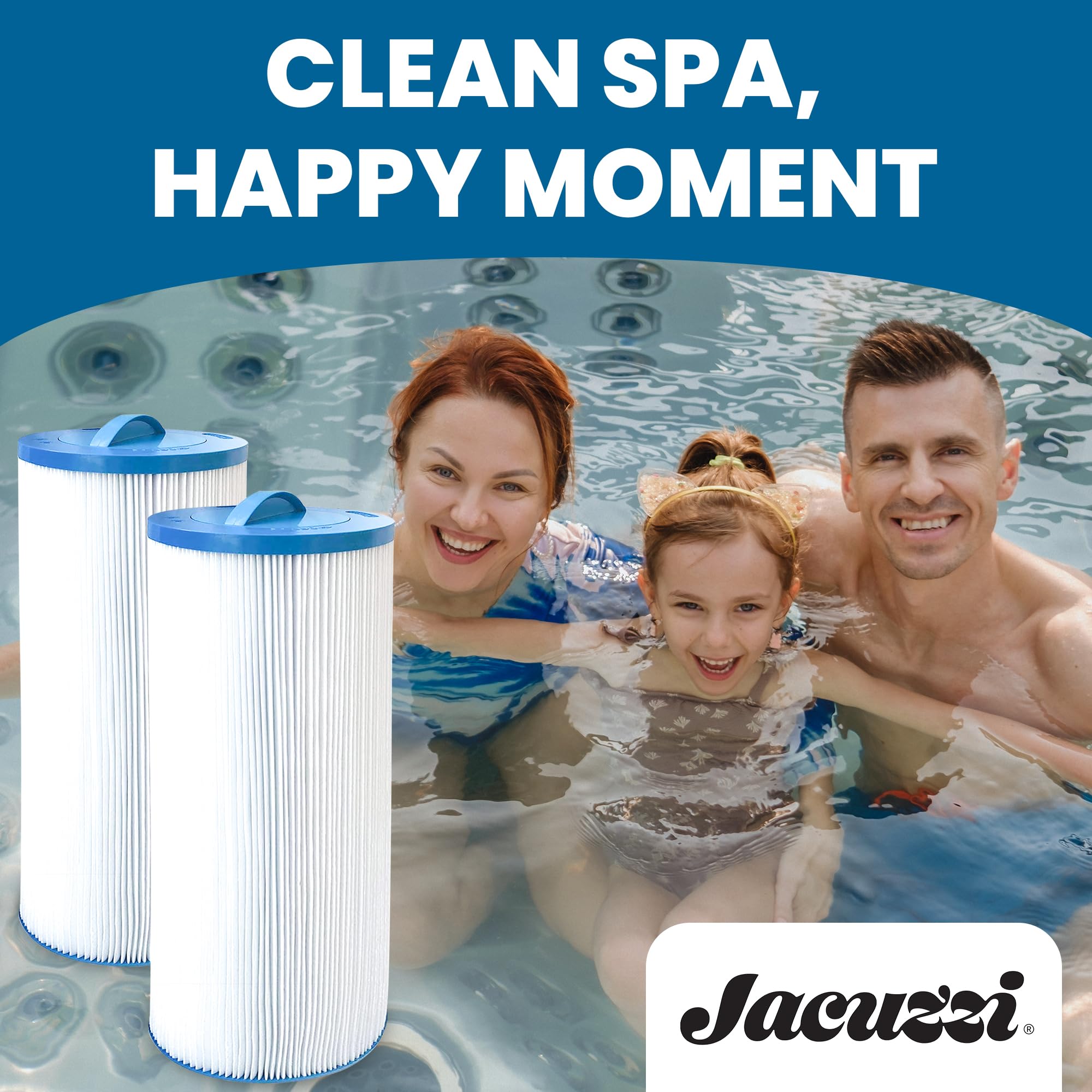 Jacuzzi ProClear II durable-materials resist wear for long-lasting use.