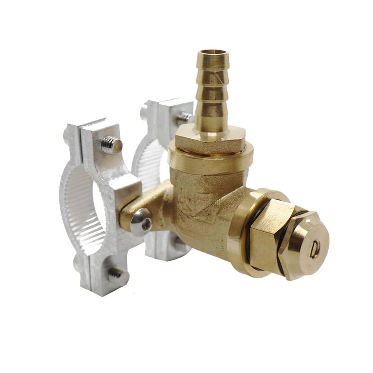Jadsorbobi boomless sprayer nozzle delivers wide coverage for large areas.
