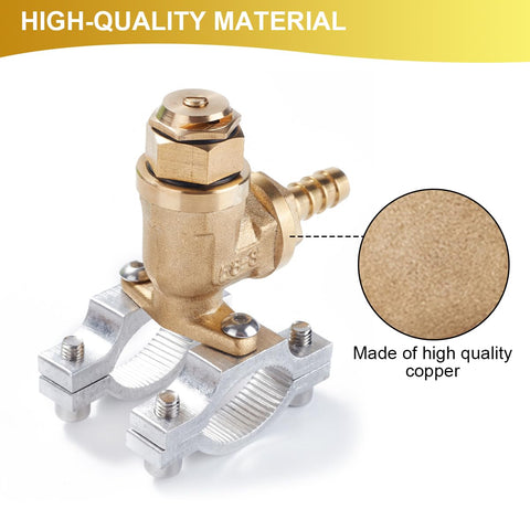 Jadsorbobi precise point-type spray minimizes waste and overspray.