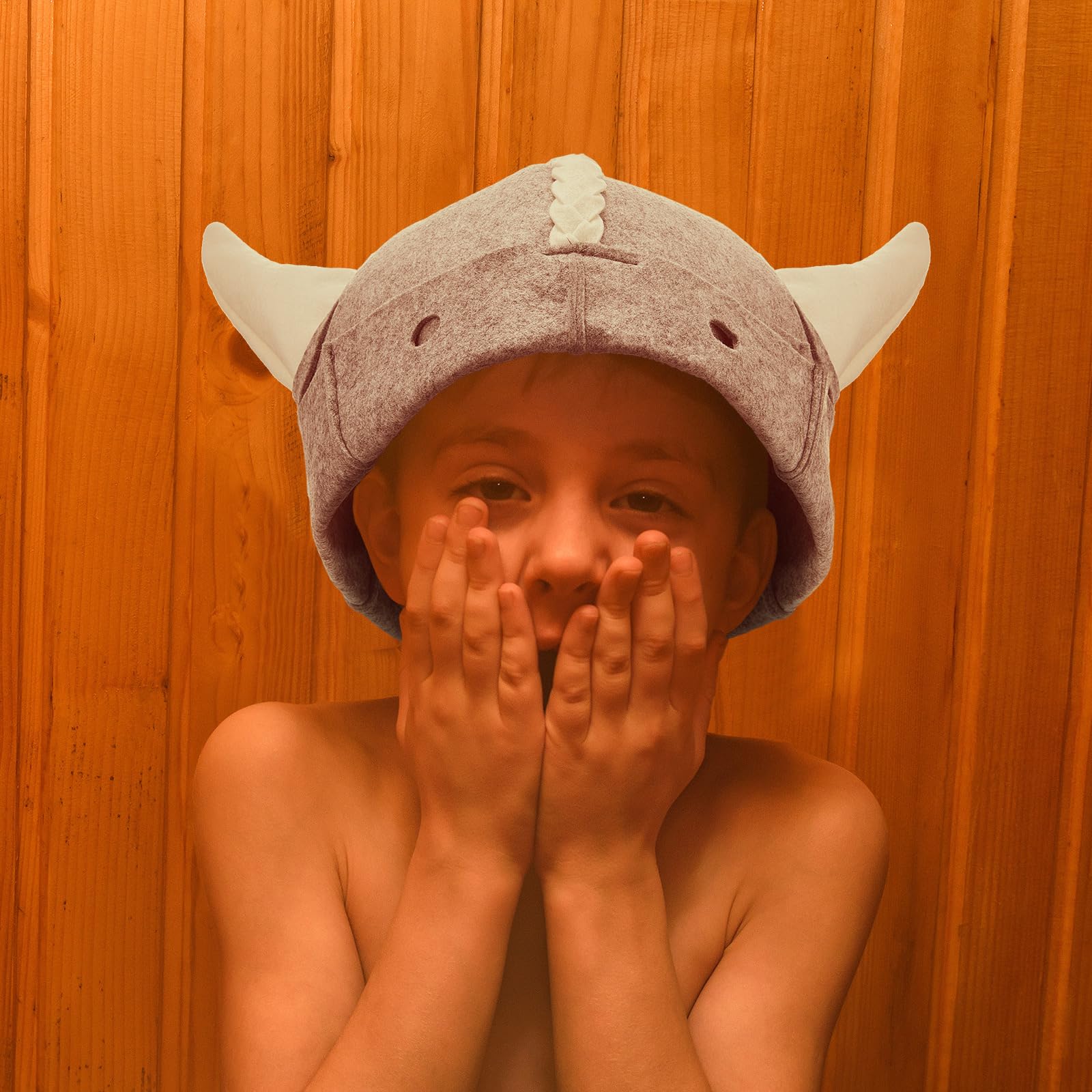 JaGely gift-ready sauna hat set, ideal for gifting.
