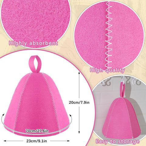JaGely sauna cap for men and women enhances heat comfort.