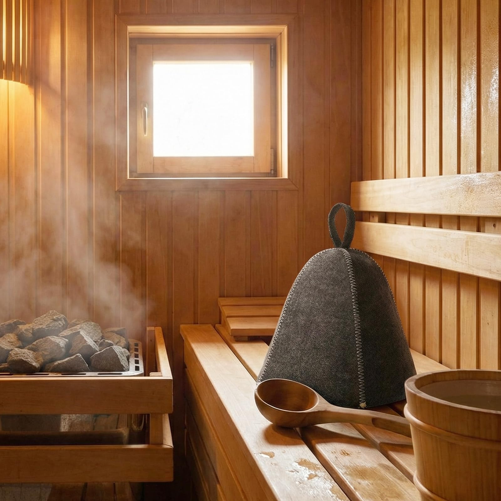 JaGely sauna hat gift pack with two hats for sharing the spa ritual.