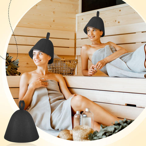 JaGely sauna hat gift pack makes a thoughtful spa accessory for friends and family.