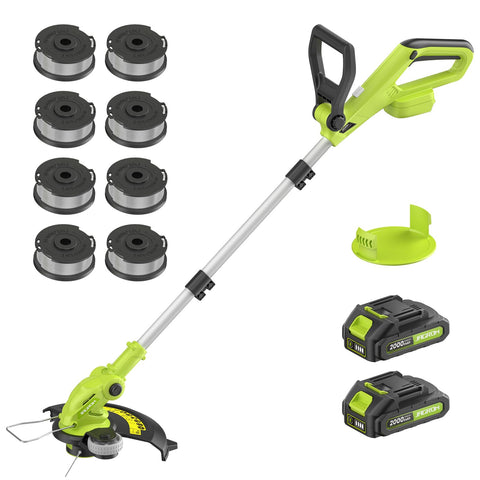 JAGROM electric string trimmer assembly view showing quick setup and readiness.