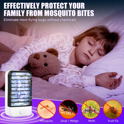 Jahy2Tech 4-pack bug zappers arranged in multiple rooms for full-home protection.